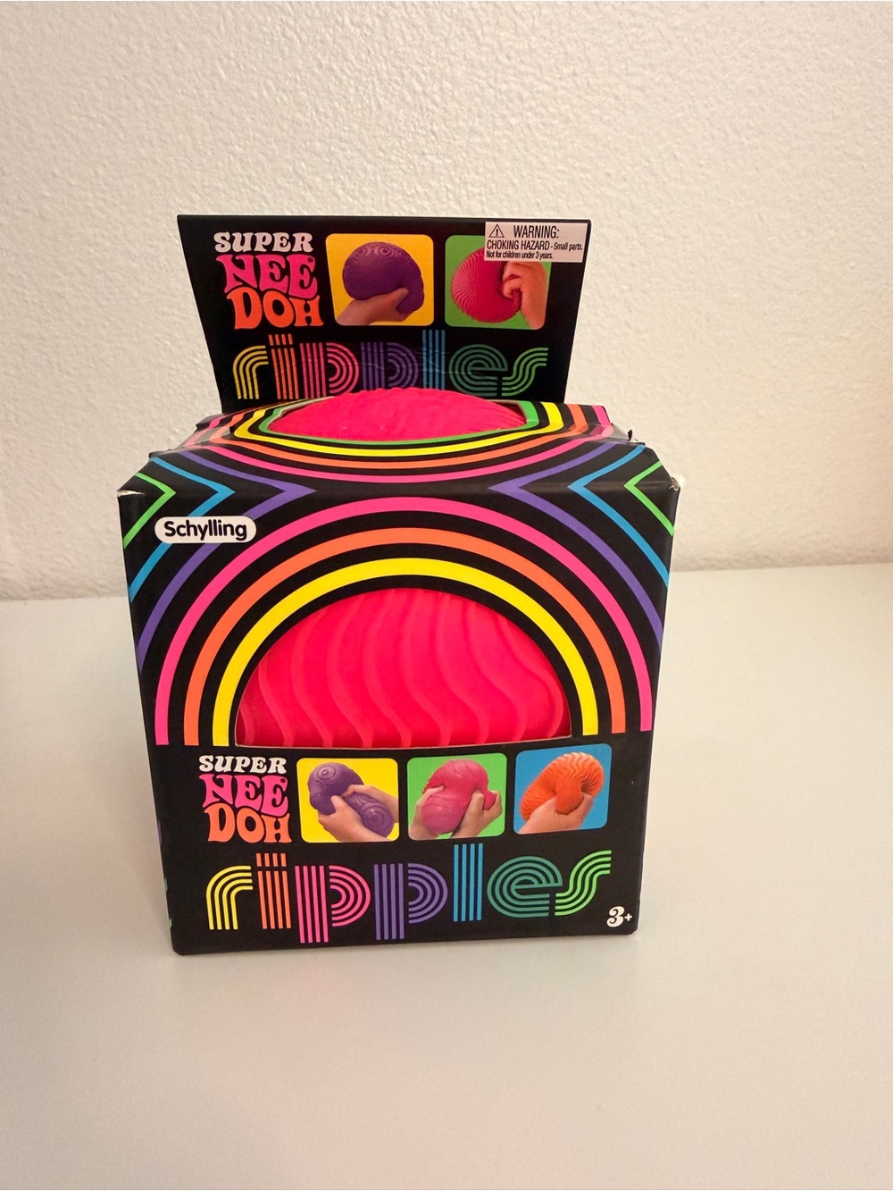 Ripples Squishy Sensory Ball - Pink
